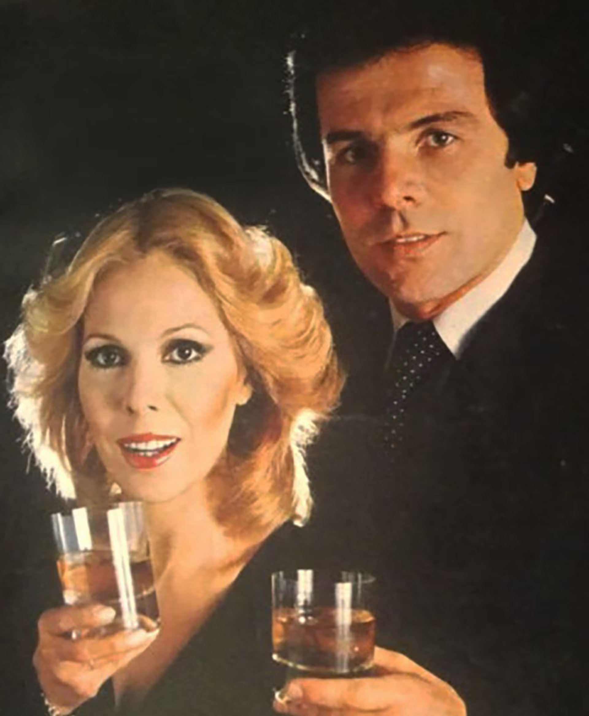 Nélida Lobato y Víctor Laplace, en una publicidad