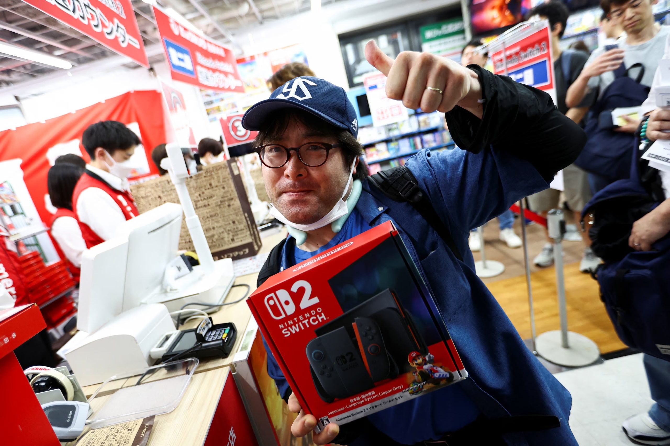 La Nintendo Switch 2 incorpora una pantalla OLED de 8,2 pulgadas y un procesador NVIDIA Tegra personalizado. REUTERS/Issei Kato
