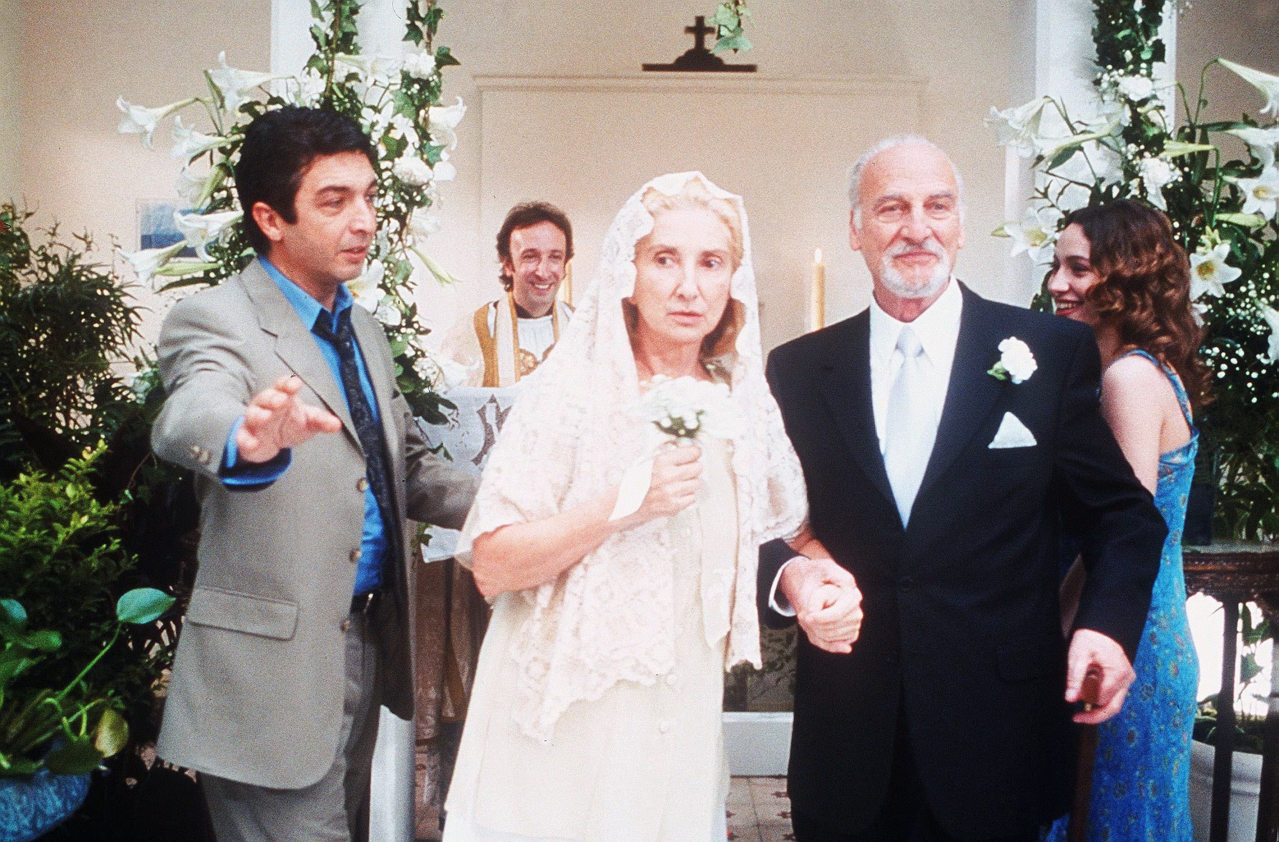 Con Ricardo Darín y Héctor Alterio en 