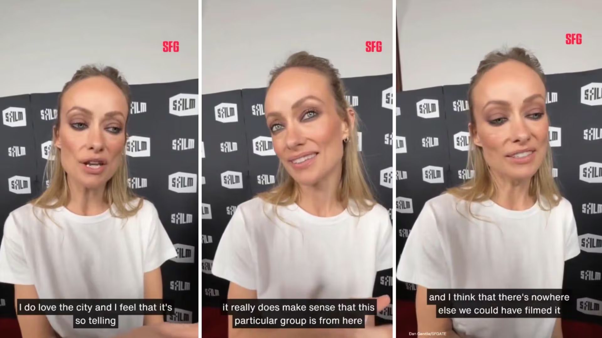 La reciente apariencia de Olivia Wilde generó gran preocupación en redes sociales 
(Captura de videos)