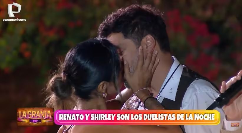 El actor Pablo Heredia besa a Shirley Arica en 'La Granja VIP', confirmando que el momento fue para cerrar un ciclo sin un romance fuera del programa.