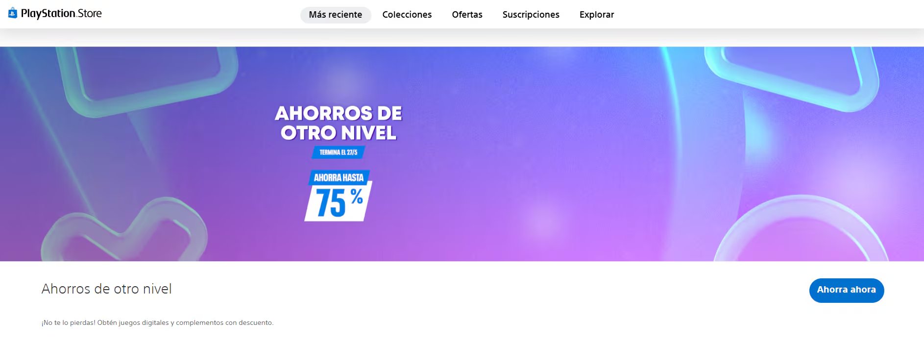 Las rebajas estarán disponibles hasta el 27 de mayo de 2026 e incluyen títulos y contenidos adicionales. (PlayStation)
