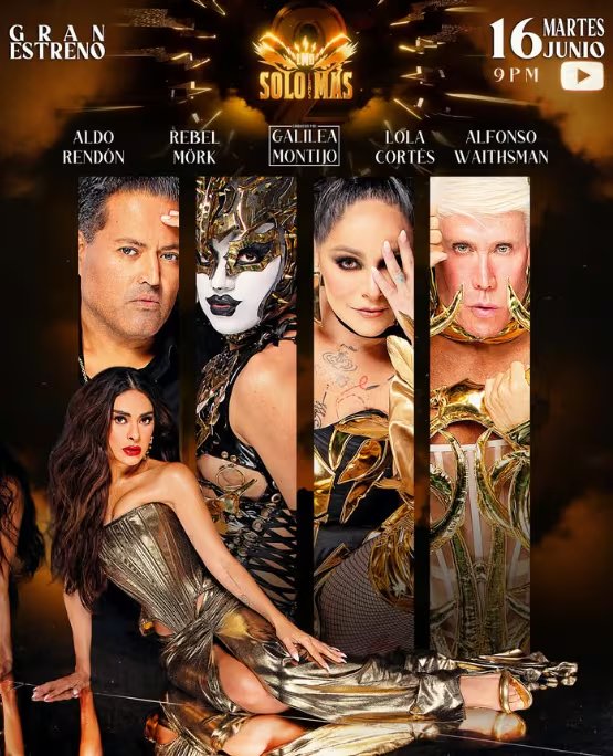 Poster oficial de Solo Las Más 2 
(Las Más Draga)