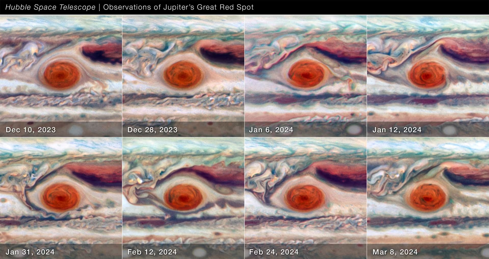 Los rayos de Júpiter pueden alcanzar potencias más de cien veces superiores a las de la Tierra según datos de la sonda Juno (NASA)
