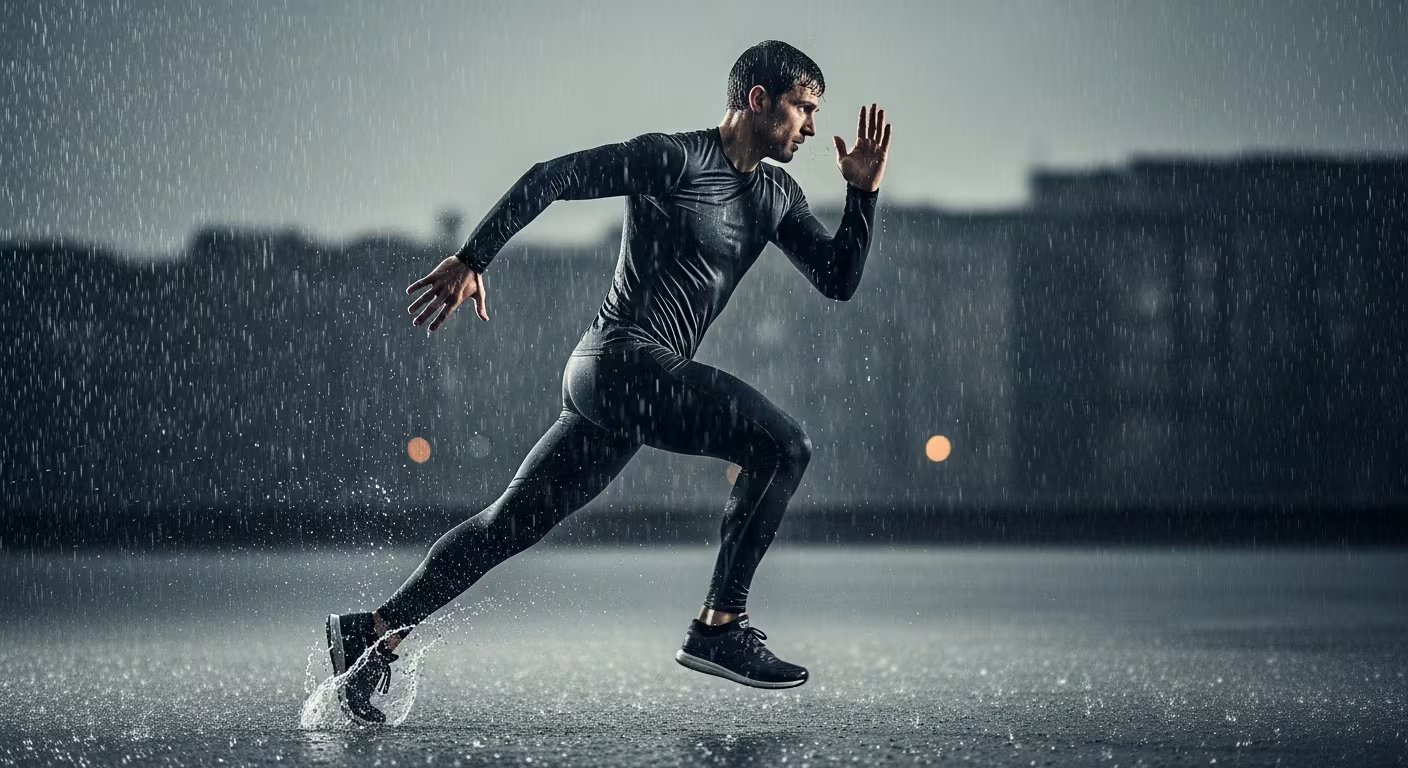 Dedicar tiempo al deporte en ambientes naturales con clima adverso ayuda a reducir el cortisol (Imagen Ilustrativa Infobae)