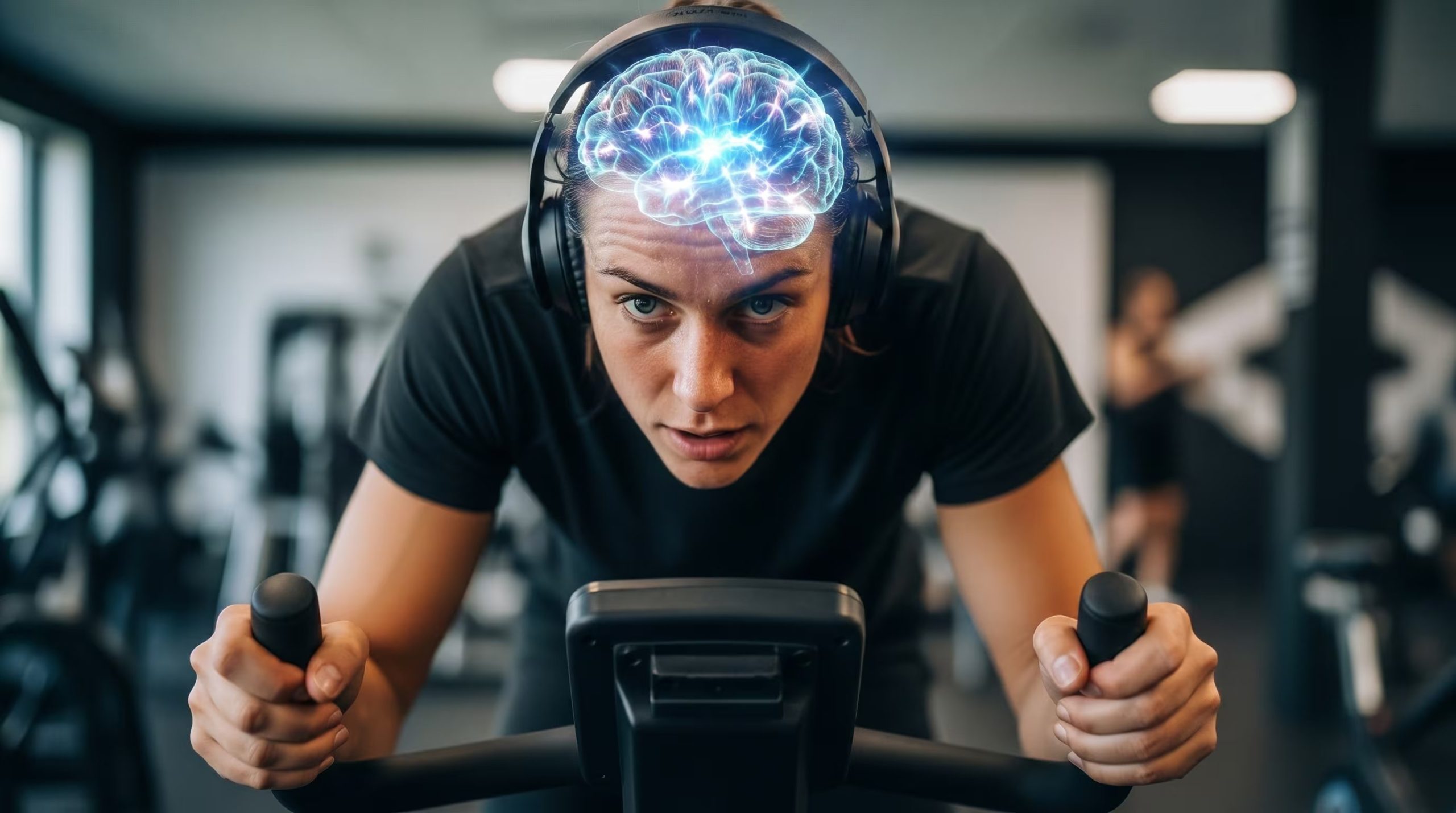 La elección musical activa circuitos cerebrales vinculados a la motivación y recompensa, lo que incrementa la tolerancia a la ‘zona de dolor’ sin aumentar el esfuerzo metabólico (Imagen Ilustrativa Infobae)