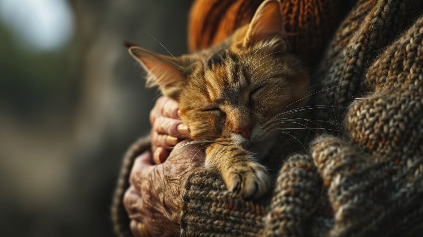 Dormir sobre las personas ayuda a los gatos a reducir el estrés y fortalecer el vínculo afectivo (Imagen ilustrativa Infobae)