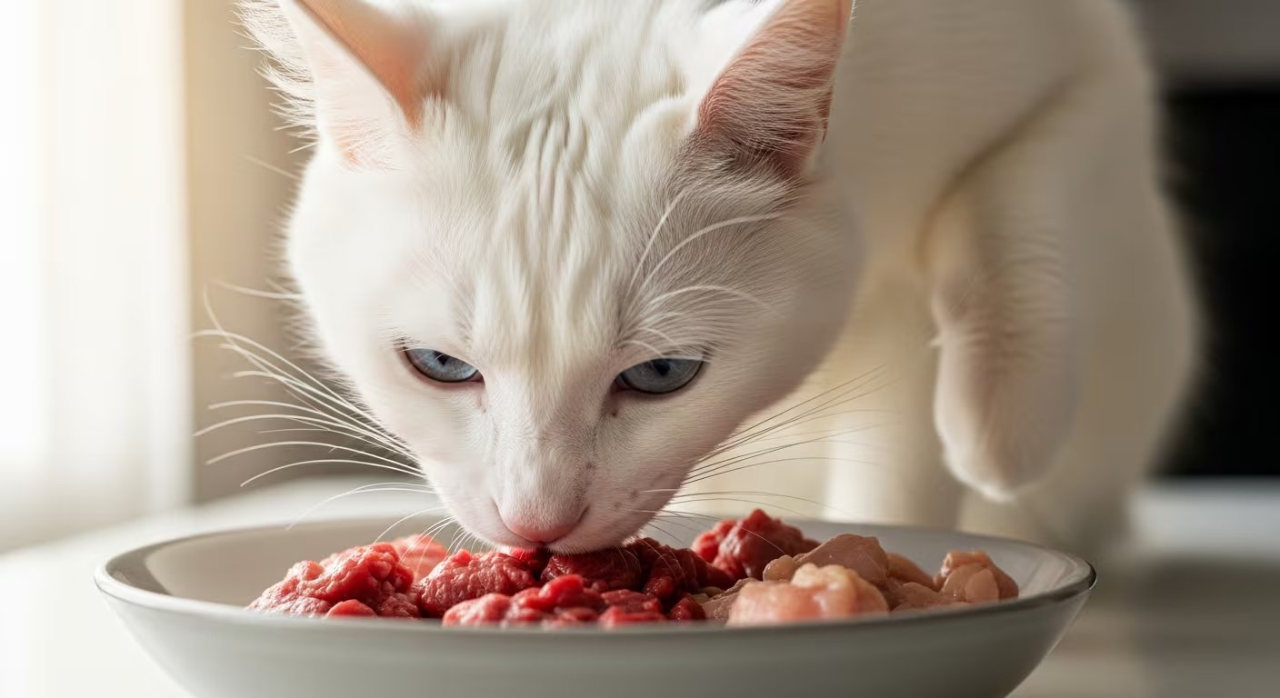 Los gatos tienen un tracto intestinal corto, adaptado exclusivamente a la digestión de carne (Imagen Ilustrativa Infobae)