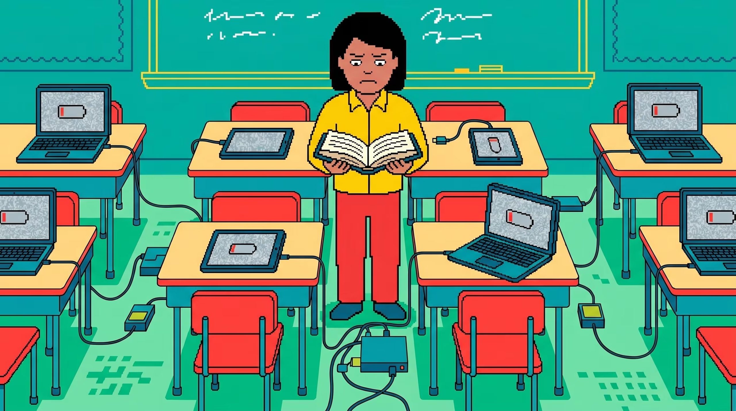 Cada vez más escuelas abandonan la política de un ordenador por alumno a instancias de los propios profesores. (Imagen Ilustrativa Infobae)