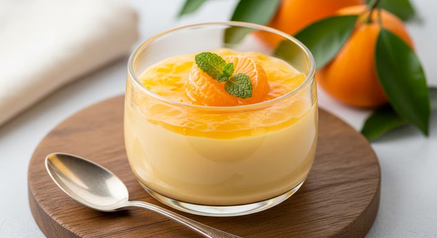 El equilibrio entre la dulzura y la acidez de la mandarina aporta frescura y ligereza al posset, adecuado para cerrar cualquier comida. - (Imagen Ilustrativa Infobae)