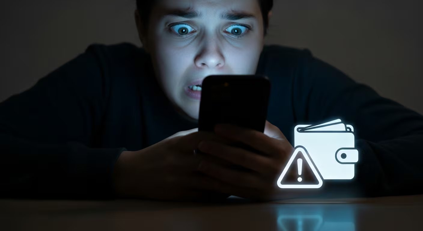 El contenido puede alertar sobre movimientos sospechosos, cargos no reconocidos o bloqueos de cuenta, y suele incluir un enlace o número de contacto falso. (Imagen Ilustrativa Infobae)