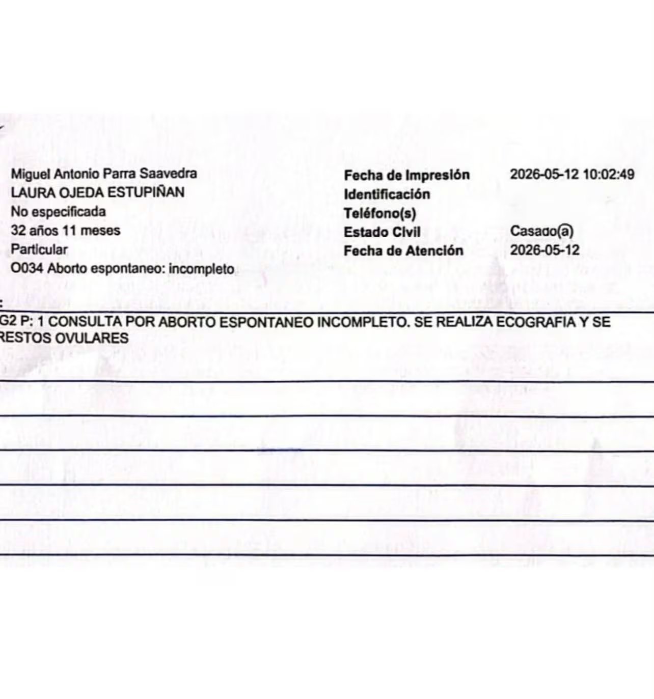 Laura Ojeda confirma la pérdida de su segundo bebé con Nicolás Petro - crédito @lauraojedae/IG
