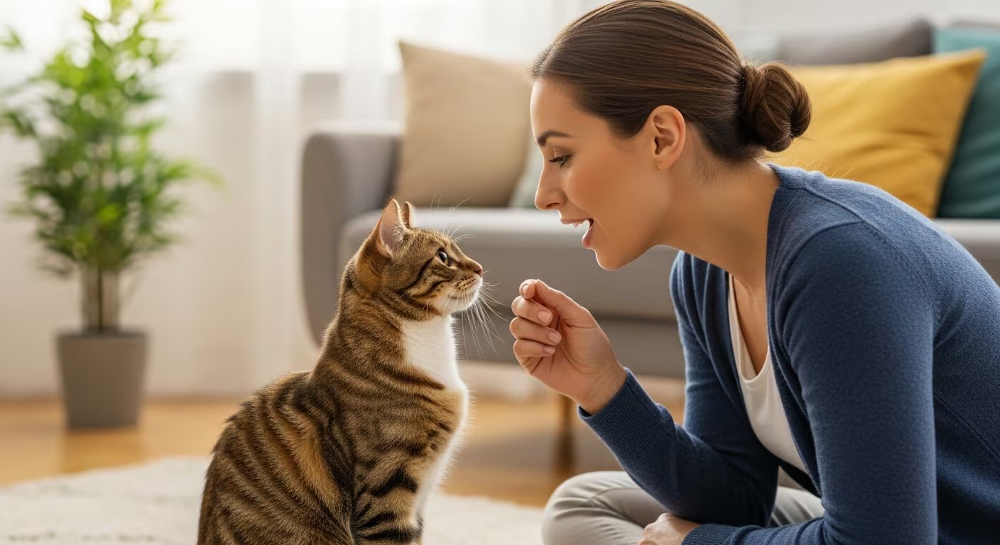 El contacto verbal acompañado de miradas directas eleva los niveles de oxitocina, fortaleciendo la confianza entre personas y animales de compañía (Imagen Ilustrativa Infobae)
