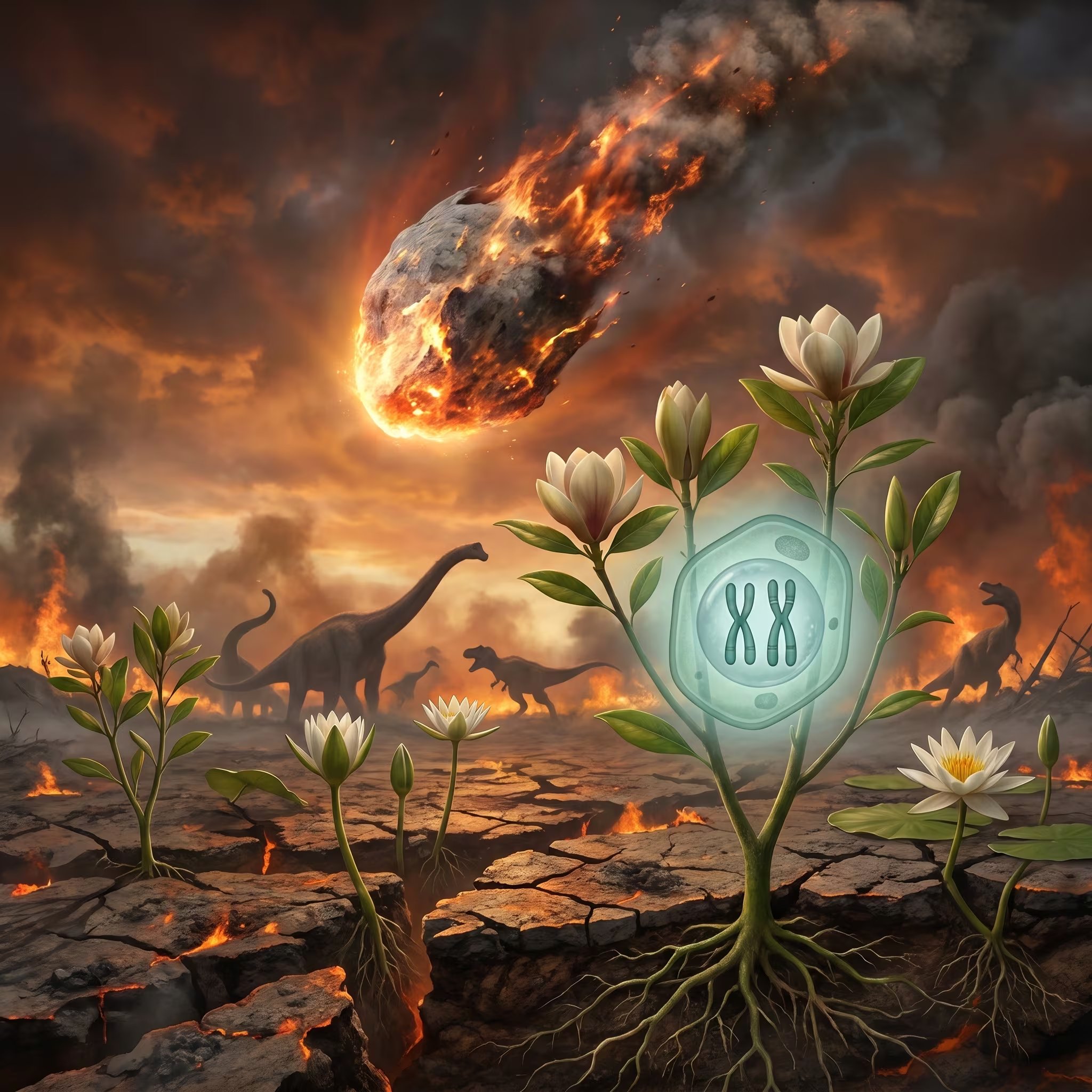 Las plantas poliploides mostraron mayor tolerancia al calor, la sequía y el estrés durante episodios como el Máximo Térmico del Paleoceno-Eoceno y otras crisis globales (Imagen Ilustrativa Infobae)