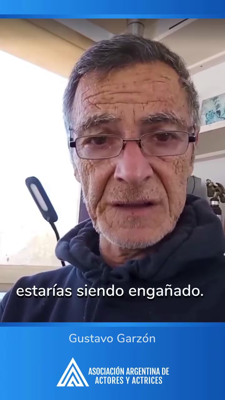 Gustavo Garzón es otro de los actores que forman parte de los videos que difundió la entidad