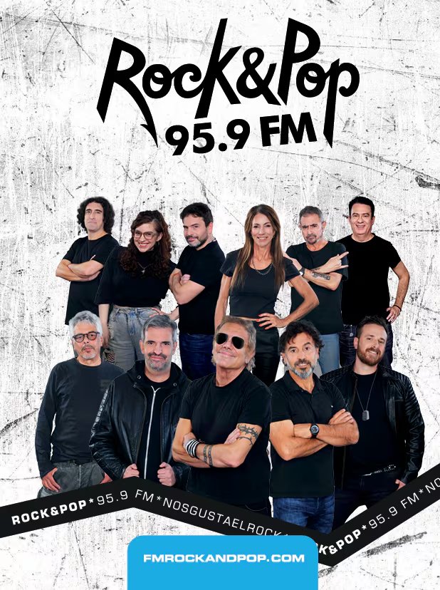 Bobby Flores, Martín Ciccioli, Beto Casella, Gonzalito Rodríguez y Alejandro Cerviño encabezan el elenco de la actual programación de Rock & Pop