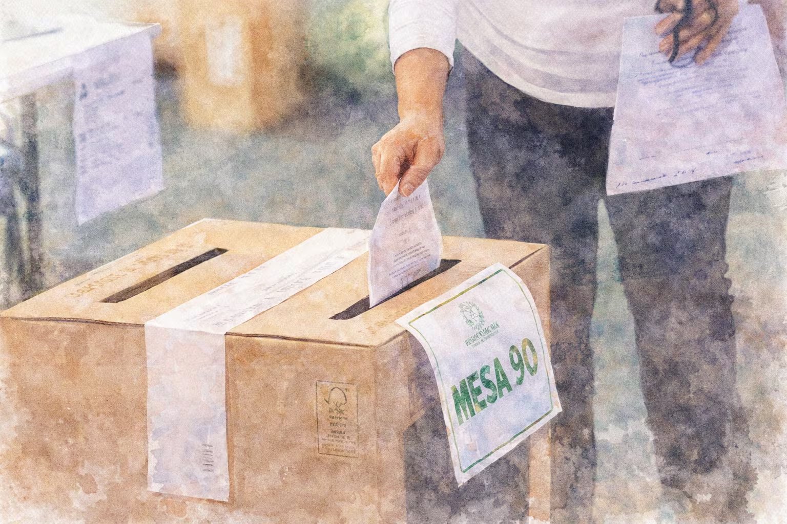 Las largas filas registradas en algunos puntos de votación en Estados Unidos obedecen a picos de afluencia y no a fallas estructurales del proceso electoral | (Imagen Ilustrativa Infobae)