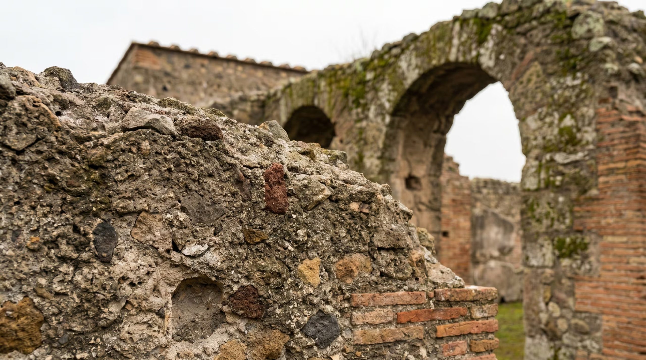 El hormigón romano es célebre por su resistencia, incluso en ambientes marinos. (Imagen Ilustrativa Infobae)