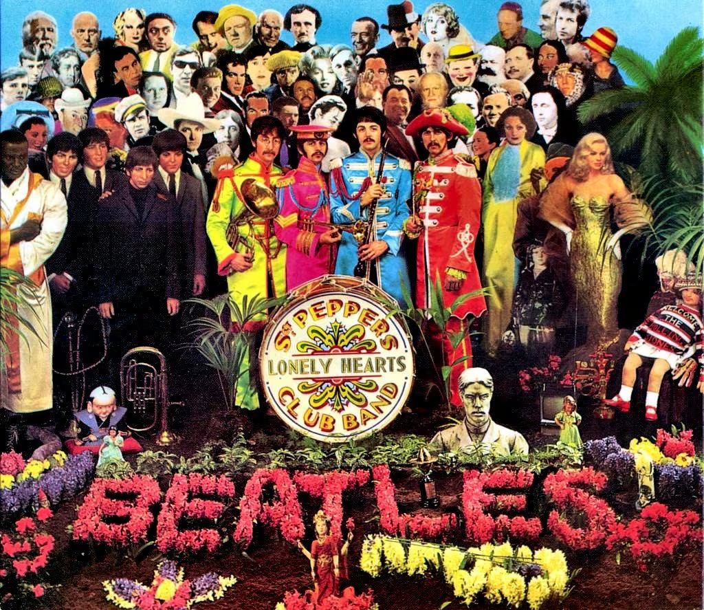 La innovadora portada creada por Peter Blake y Jann Haworth, incluyó a figuras emblemáticas de la cultura del siglo XX 