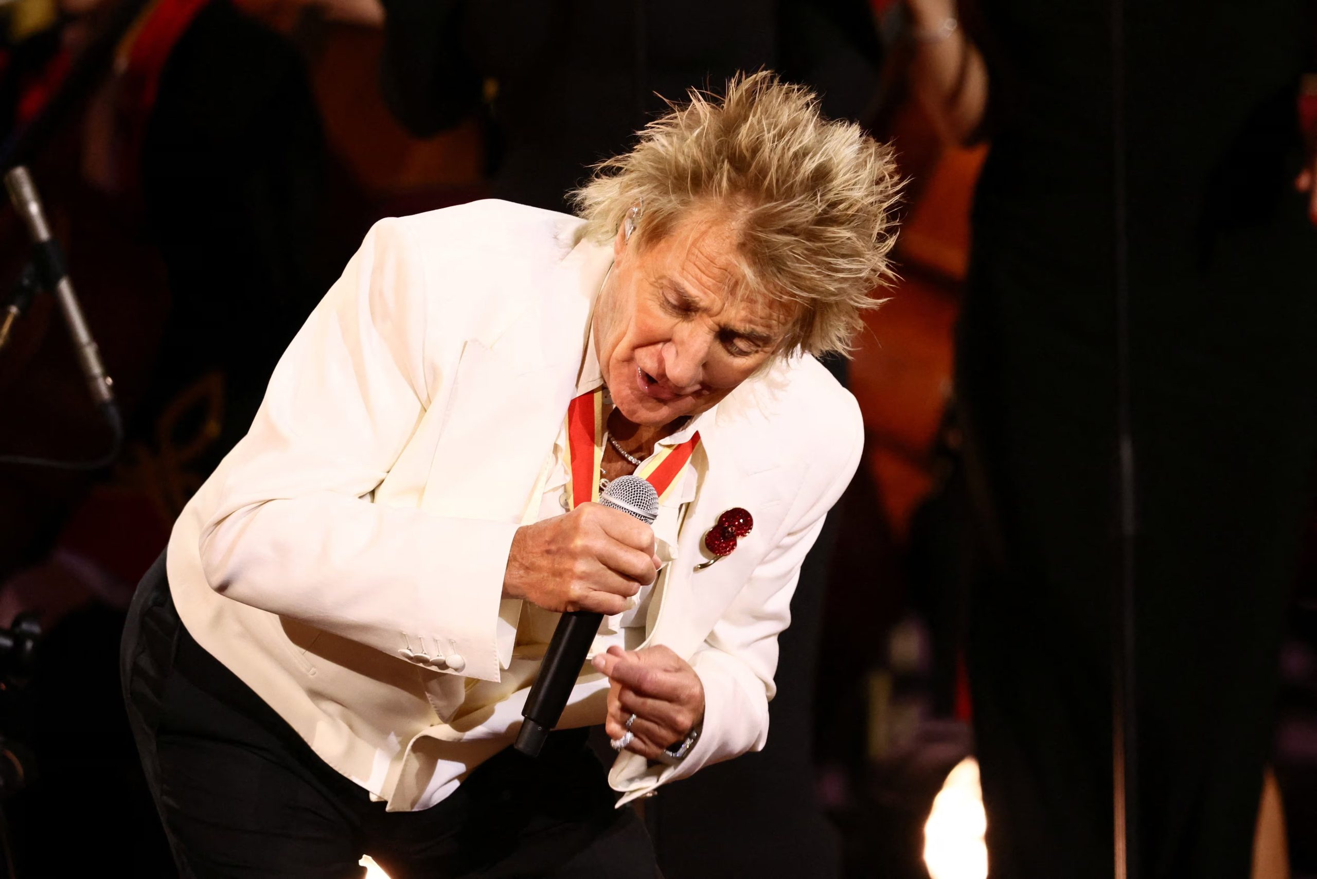 Rod Stewart ostenta a la fecha el récord del artista con más espectadores congregados en Copacabana, marca que mantiene desde 1994 - crédito Jack Taylor/Pool/REUTERS