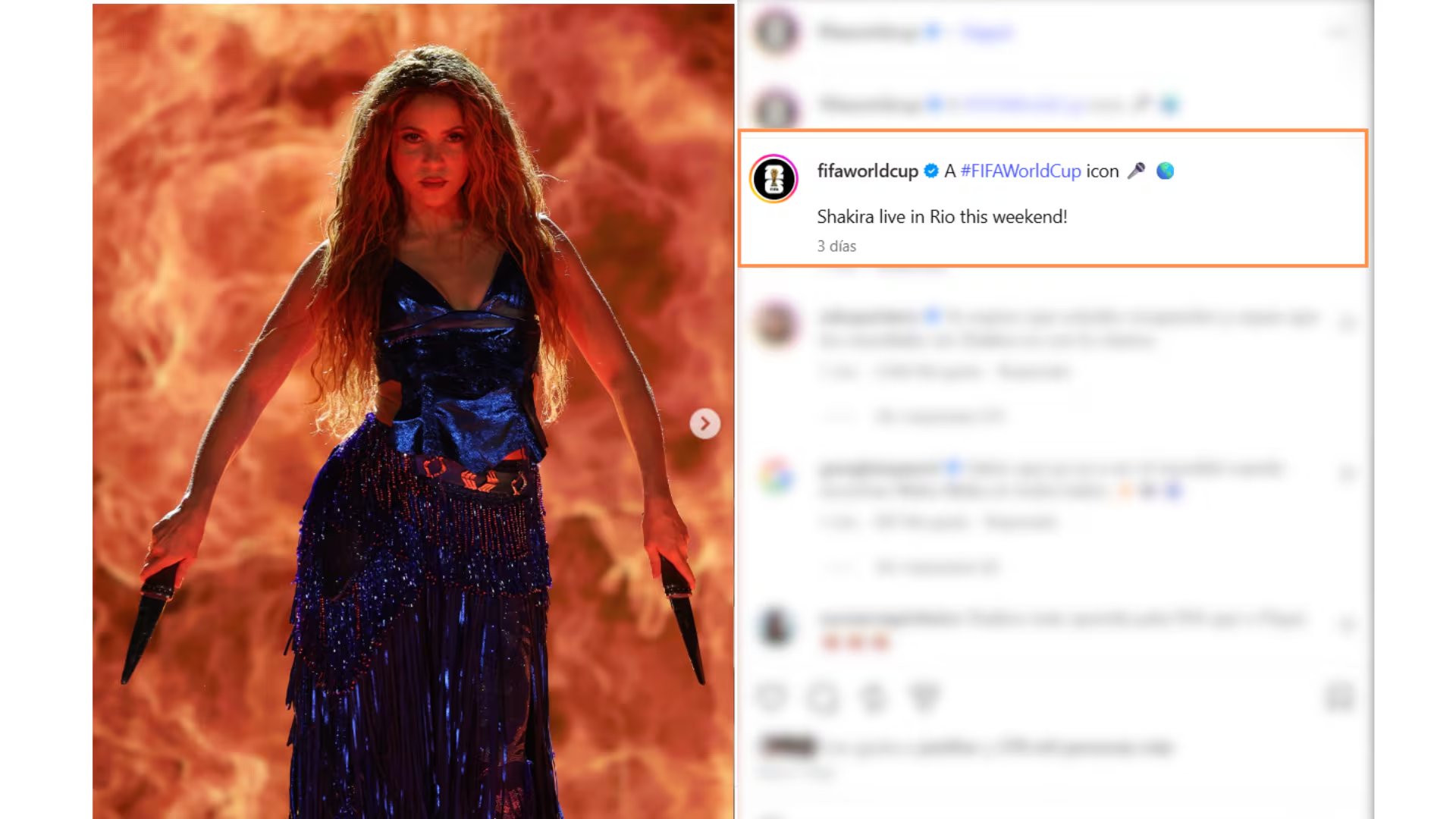 La FIFA despertó el interés en los fanáticos de Shakira como la posible encargada de la canción para el Mundial 2026 - crédito @fifaworldcup/ Instagram