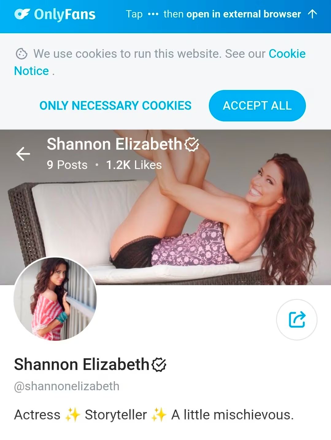 Shannon Elizabeth, estrella de American Pie, abrió su página de OnlyFans en abril de 2026 (Captura de video)