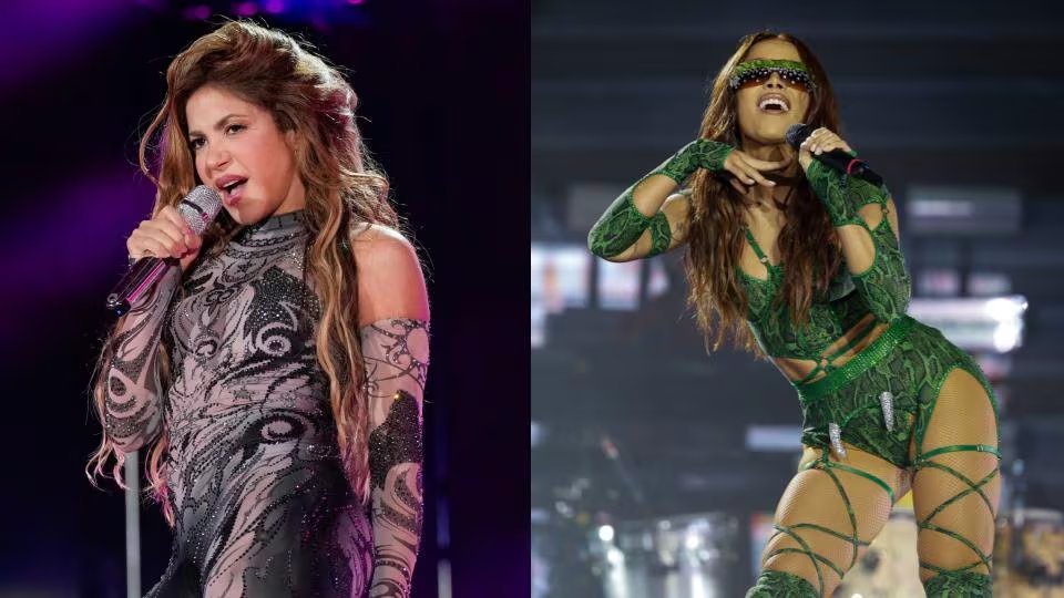 Hay rumores de que Anitta se sumaría a la presentación de Shakira. crédito Charles Sykes/Invision/AP y Sebastiao Moreira/EFE