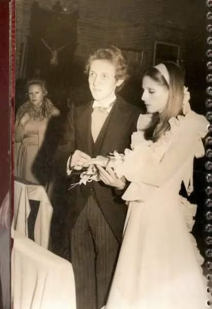 El casamiento de Marisa y Eduardo en julio de 1976
