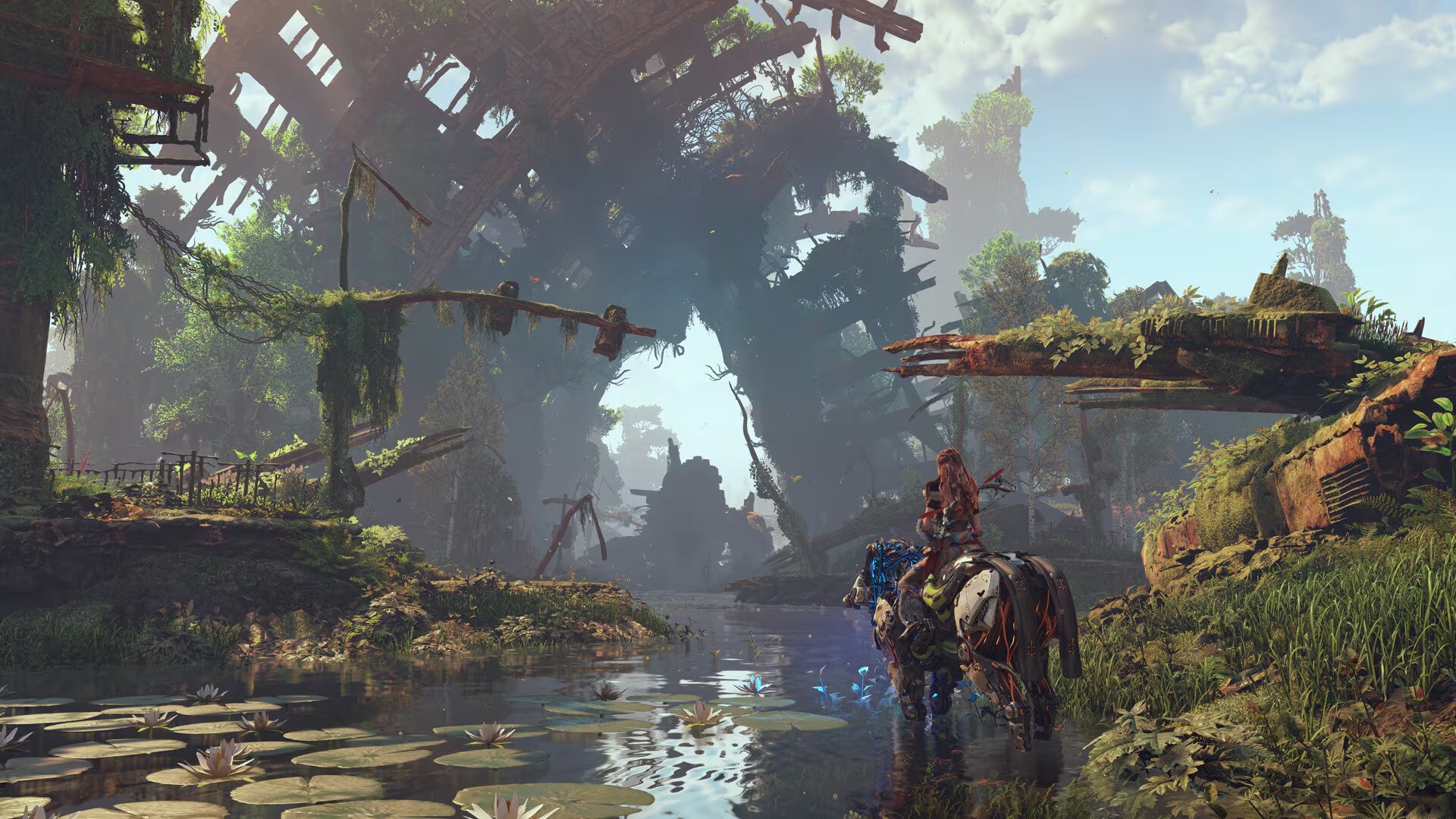 Horizon Zero Dawn Remastered para PS5 y PC presenta una mejora visual notable, pensada para igualar el nivel gráfico del título original con el de su secuela, Forbidden West.