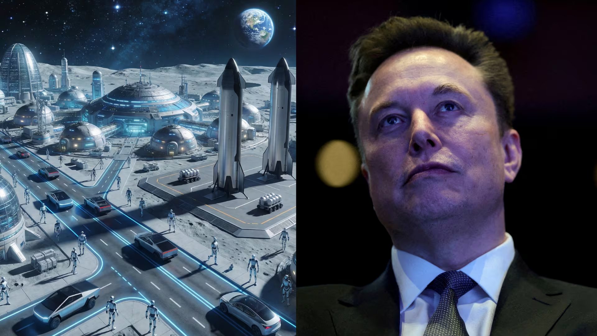 Elon Musk imagina una ciudad lunar llena de cohetes Starship - REUTERS/Evelyn Hockstein)
