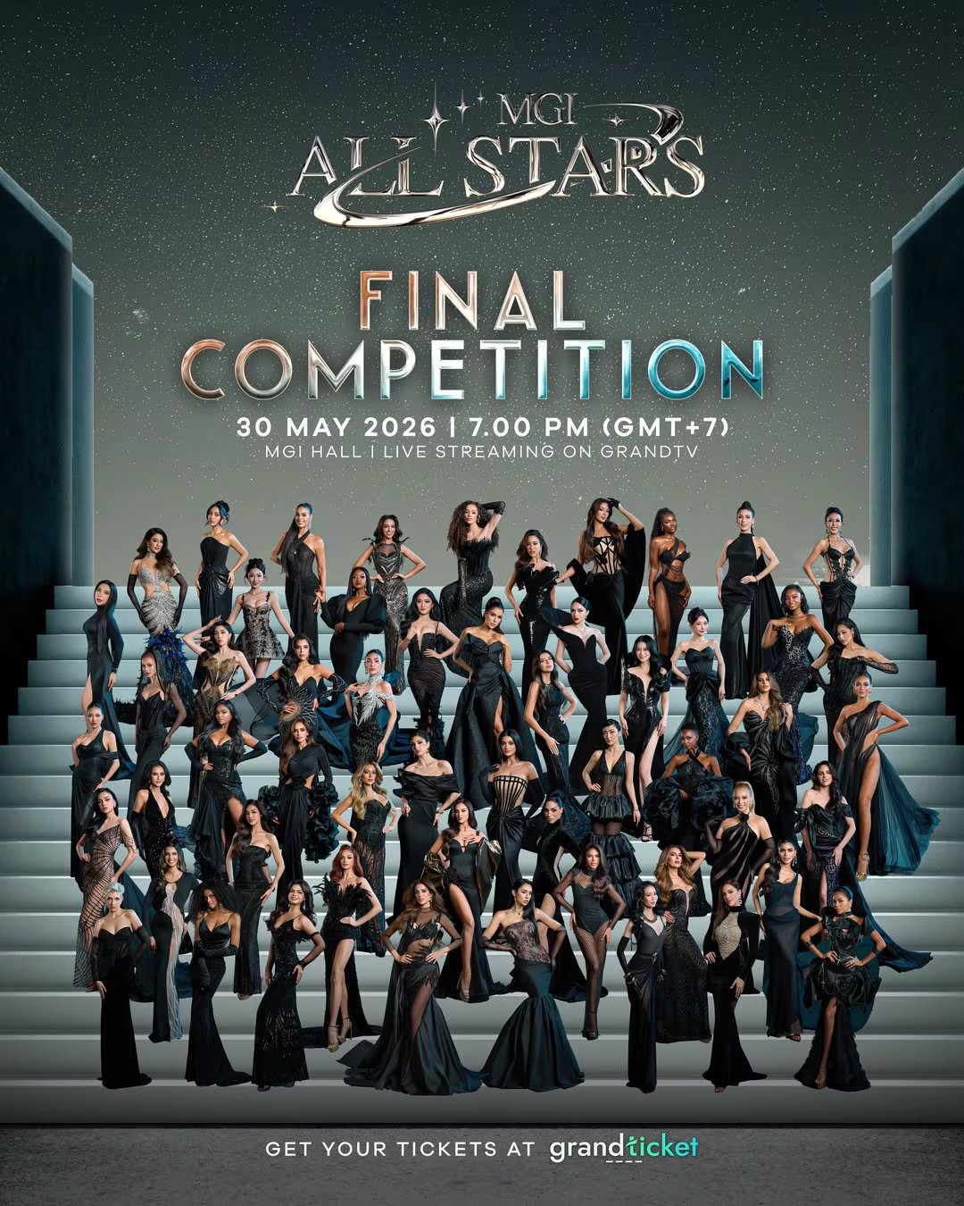 La final del certamen se realizará el 30 de mayo en Bangkok y se transmitirá por el canal de YouTube Grand TV. IG