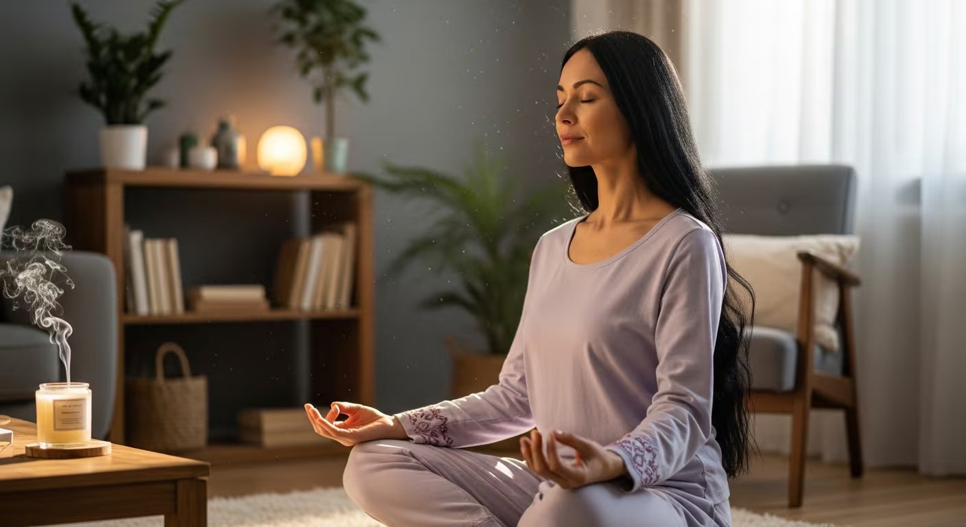 a APA recomienda la meditación durante el fin de semana para fortalecer el autocuidado físico y mental (Imagen Ilustrativa Infobae)