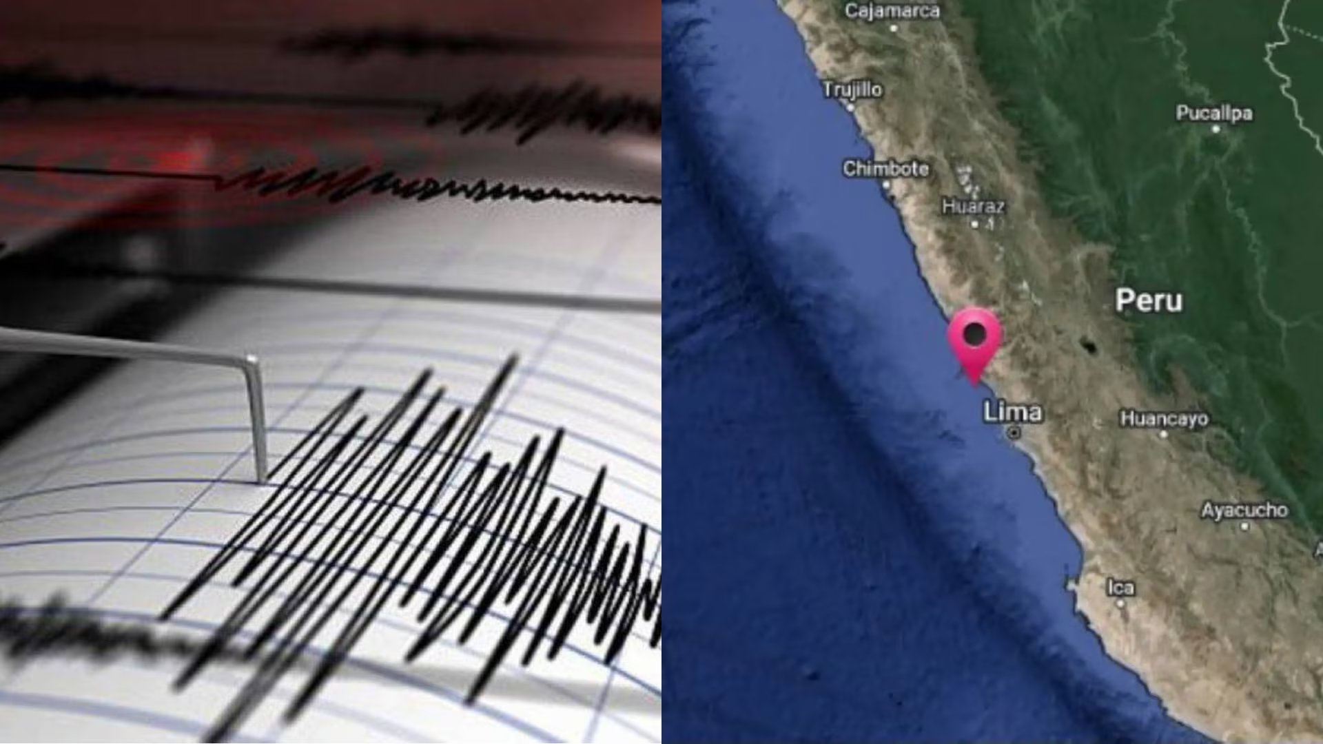Sismo de magnitud 4.8 sacudió Lima este viernes 26 de diciembre. (Foto composición: Infobae Perú)