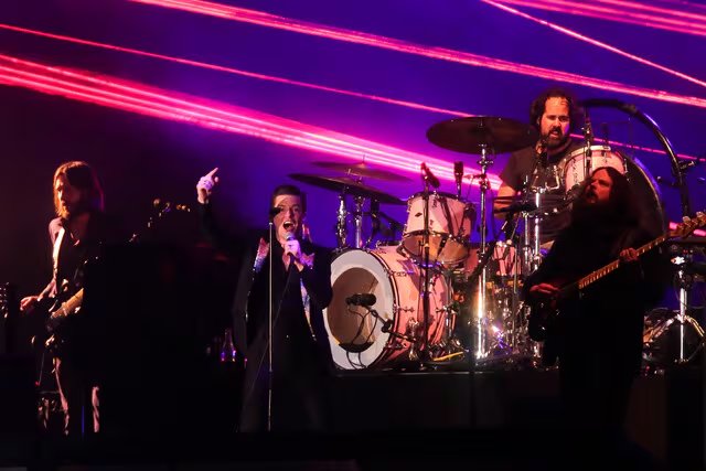The Killers se presentó en Colombia un total de cinco veces. Tres de ellas, como cabezas de cartel del Festival Estéreo Picnic - crédito Colprensa