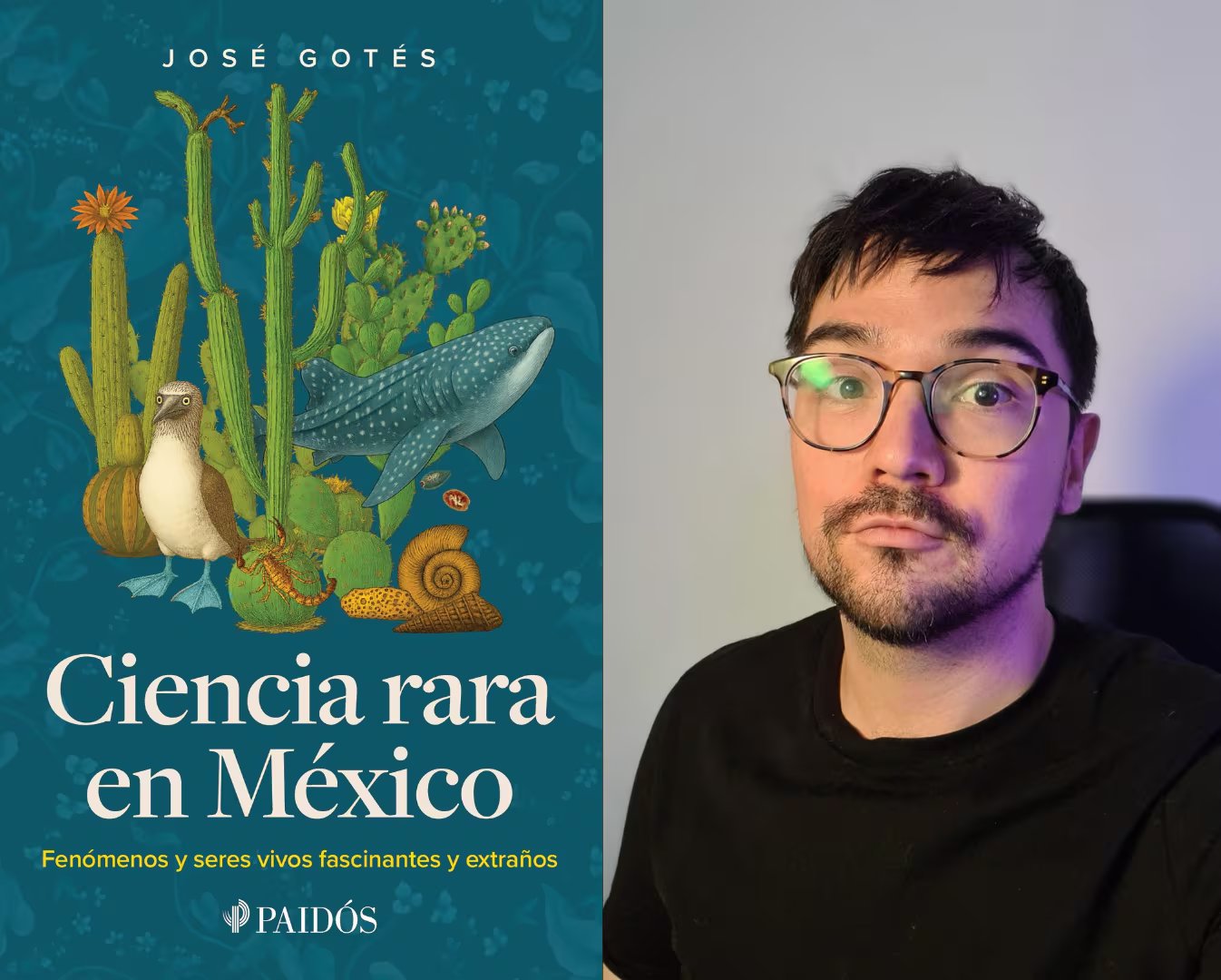Portada del libro y su autor, José Gotés (Imágenes proporcionadas por Grupo Planeta)