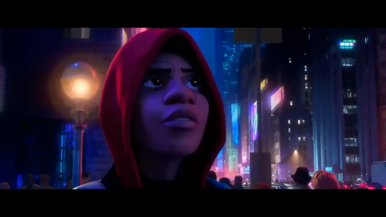 La propuesta de Rodney Rothman integró una secuencia de “película dentro de la película” en el universo de Miles Morales