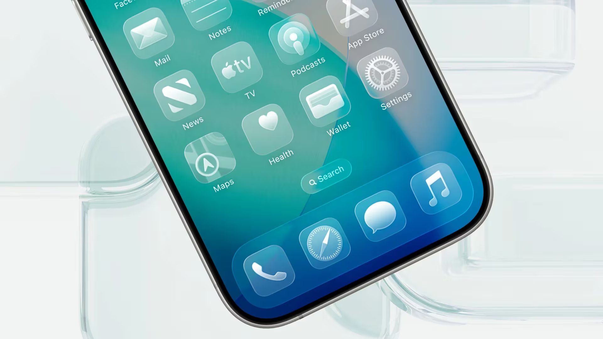 IOS 27 incorporará un control deslizante para ajustar la transparencia en la estética Liquid Glass, facilitando la personalización visual.(Apple)
