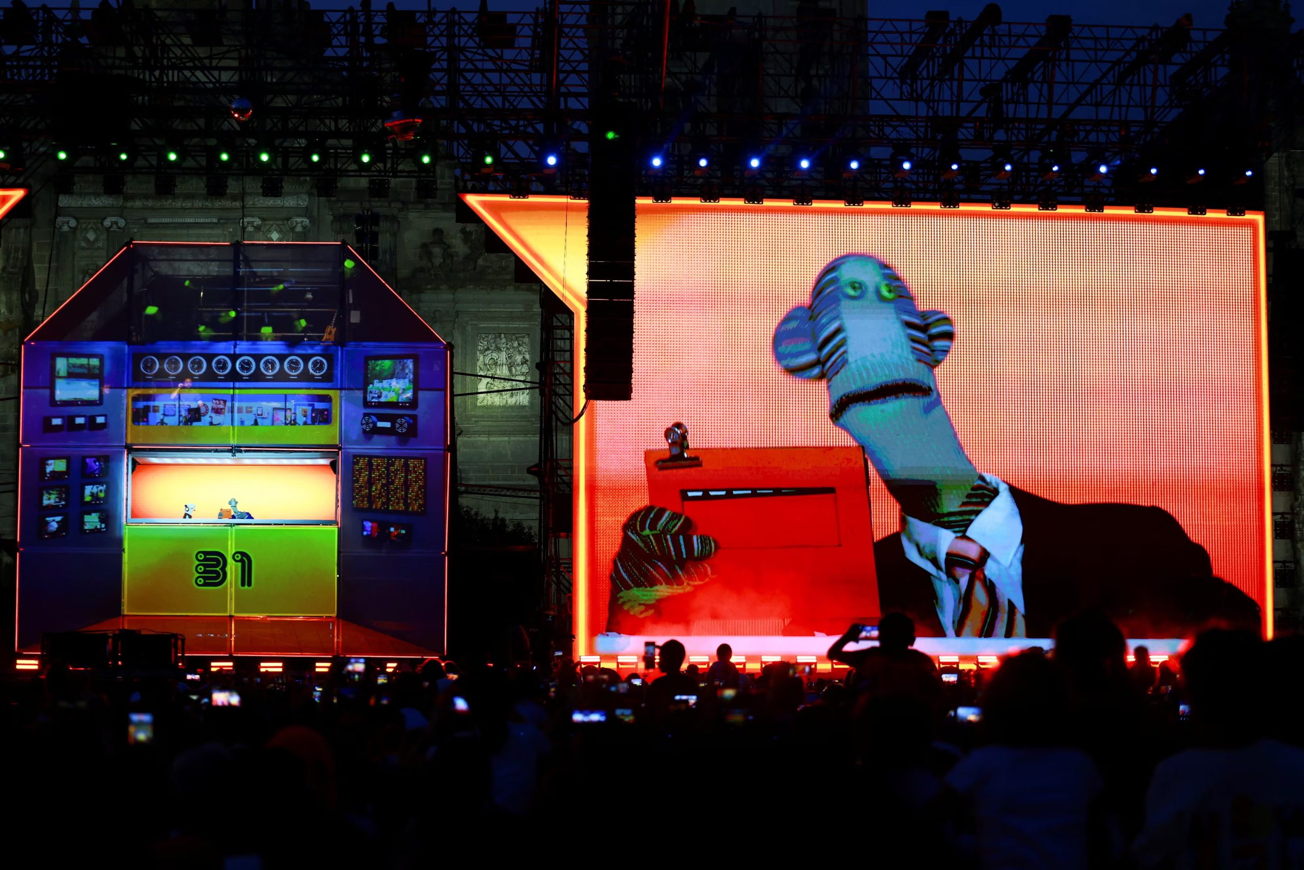 31 Minutos interpretó sus más grandes éxitos (REUTERS/Raquel Cunha)