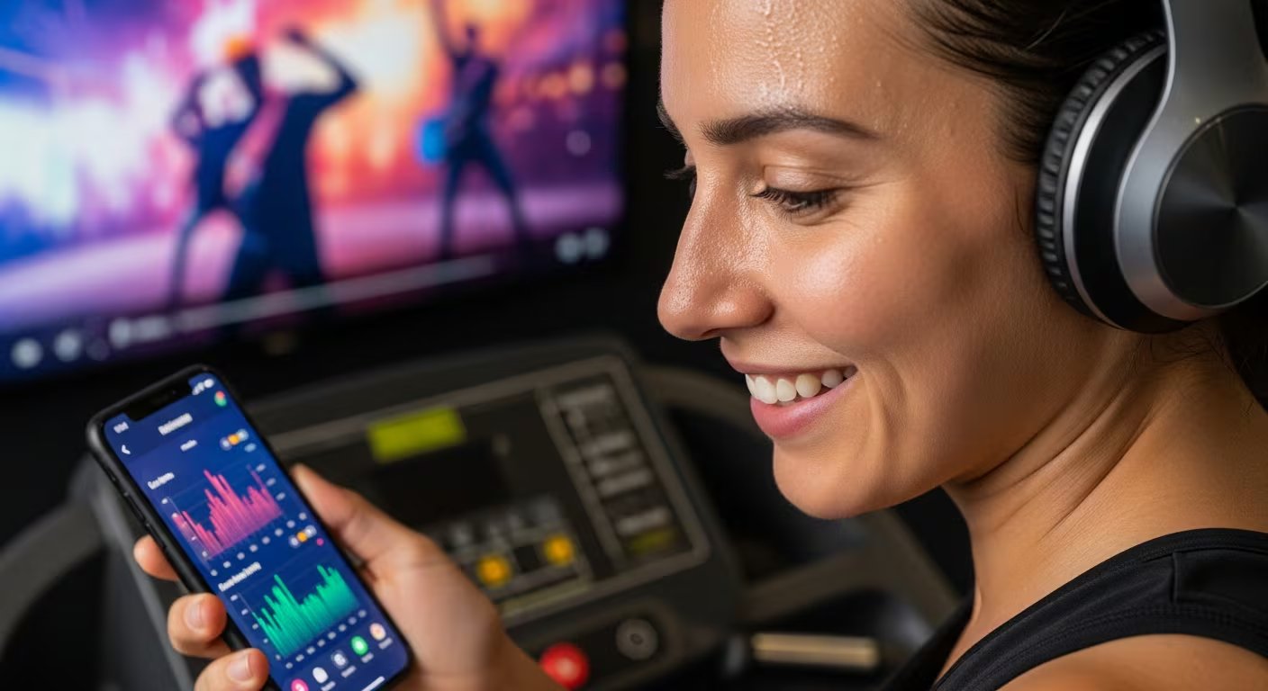 Escuchar música al entrenar aumenta el trabajo cardiovascular y prolonga el tiempo por encima del umbral anaeróbico en deportistas (Imagen Ilustrativa Infobae)