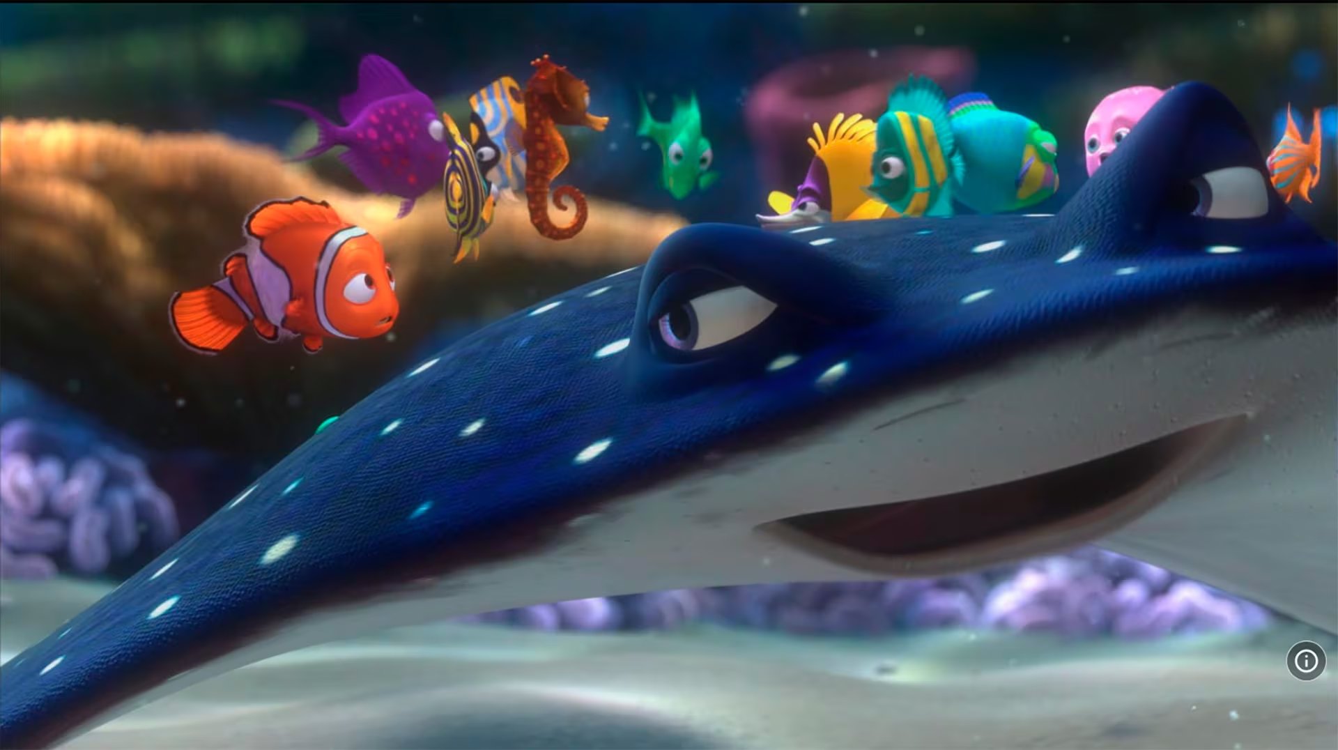 Buscando a Nemo fue reconocida por medios como Variety y The Hollywood Reporter por su capacidad de emocionar a públicos de todas las edades (Disney)
