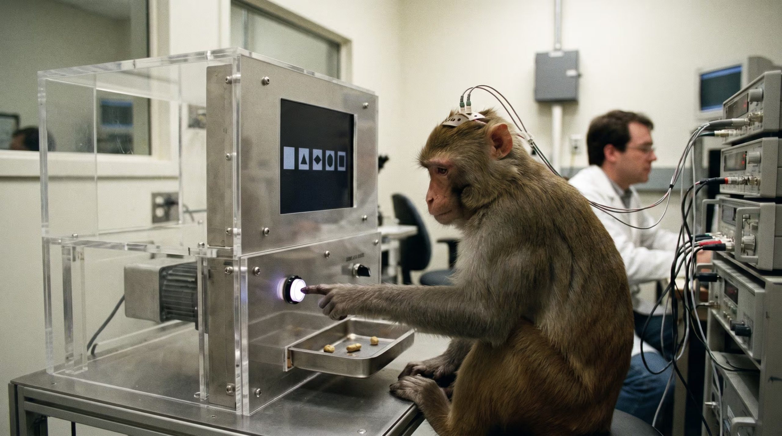 En el experimento, los macacos japoneses eligieron botones con incertidumbre moderada en una tarea con pantalla táctil y sin recompensas materiales (Imagen Ilustrativa Infobae)