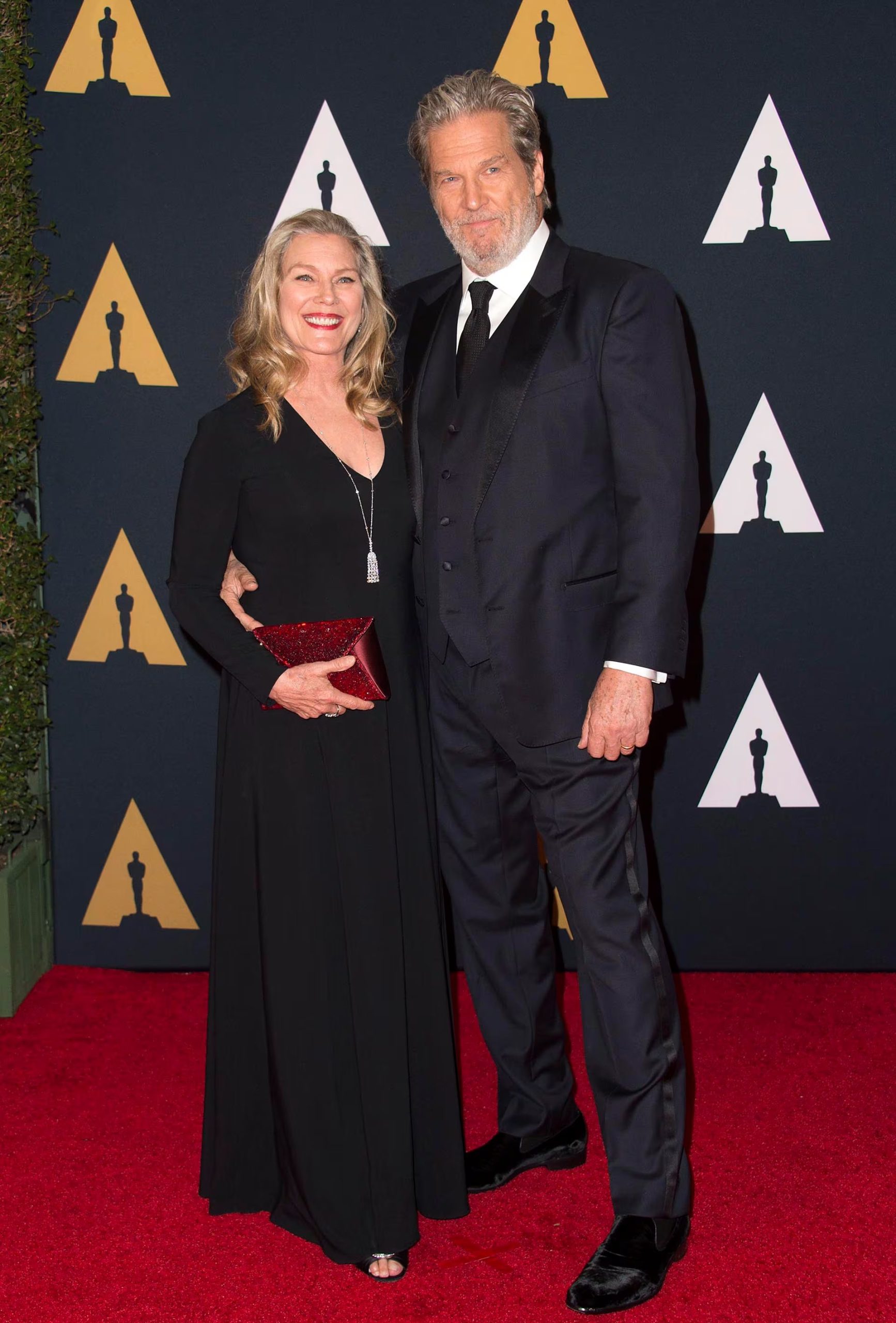 Jeff y Susan en una alfombra roja de 2016 (AFP PHOTO / Valerie Macon)