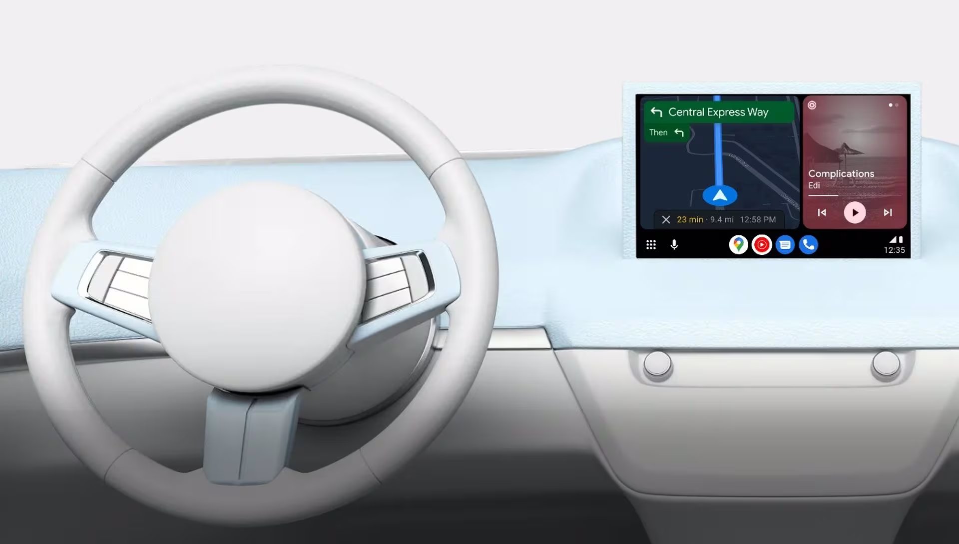 Immersive Navigation en Google Maps ofrece navegación GPS tridimensional en Android Auto, mejorando la visualización de rutas y detalles en tiempo real. (ANDROID)
