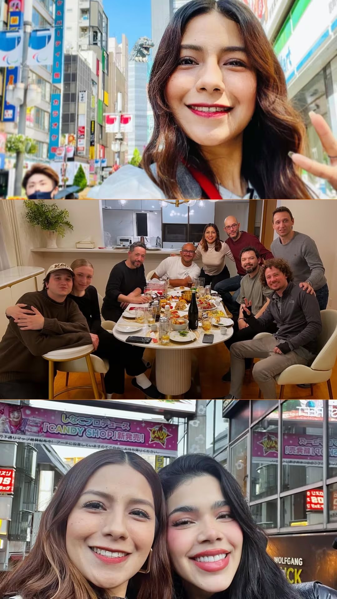 La vlogger Ruti San sonríe desde las calles de Japón, comparte momentos de una cena con amigos y explora la vibrante cultura urbana de Tokio. (Ruti San)