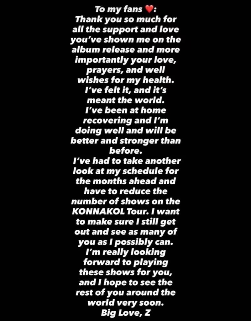 La salud de Zayn Malik obligó a replantear por completo su gira más ambiciosa como solista.(Mercury Records)