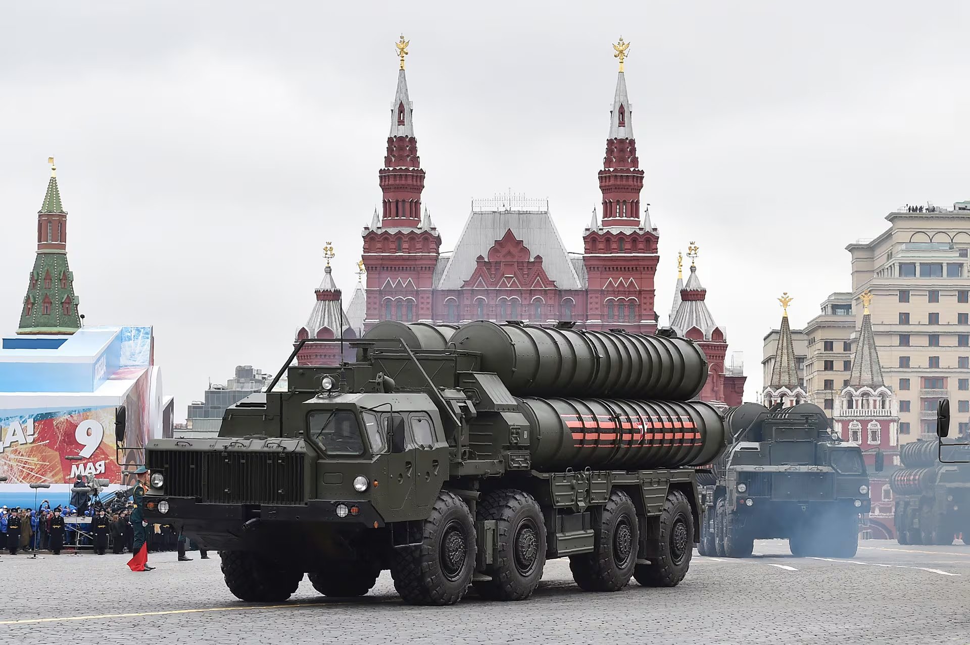 El desfile militar ruso por el Día de la Victoria en 2018 (AFP)