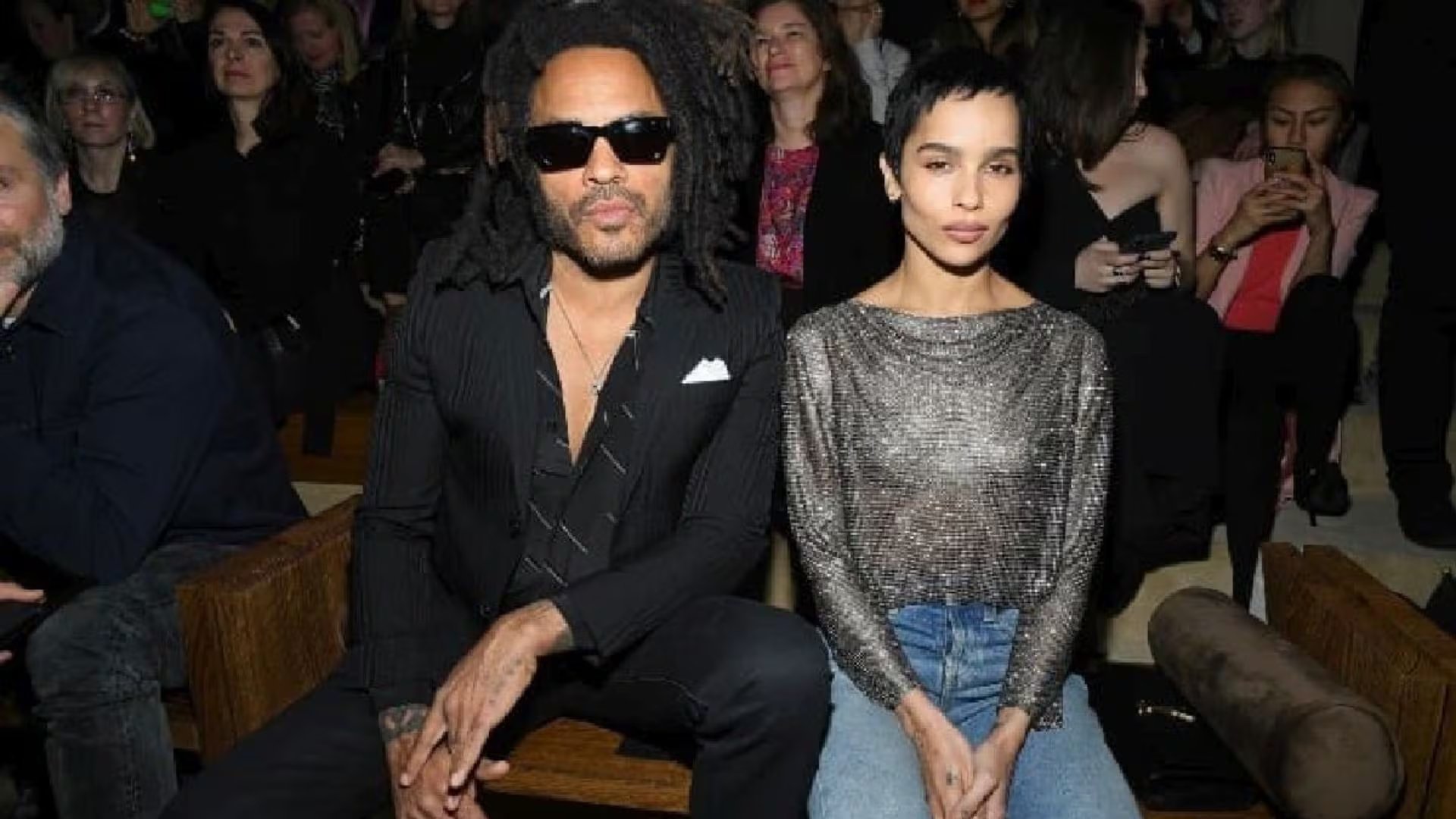 Zoë Kravitz desea tener dos bodas para que su padre Lenny Kravitz pueda asistir. (REUTERS)