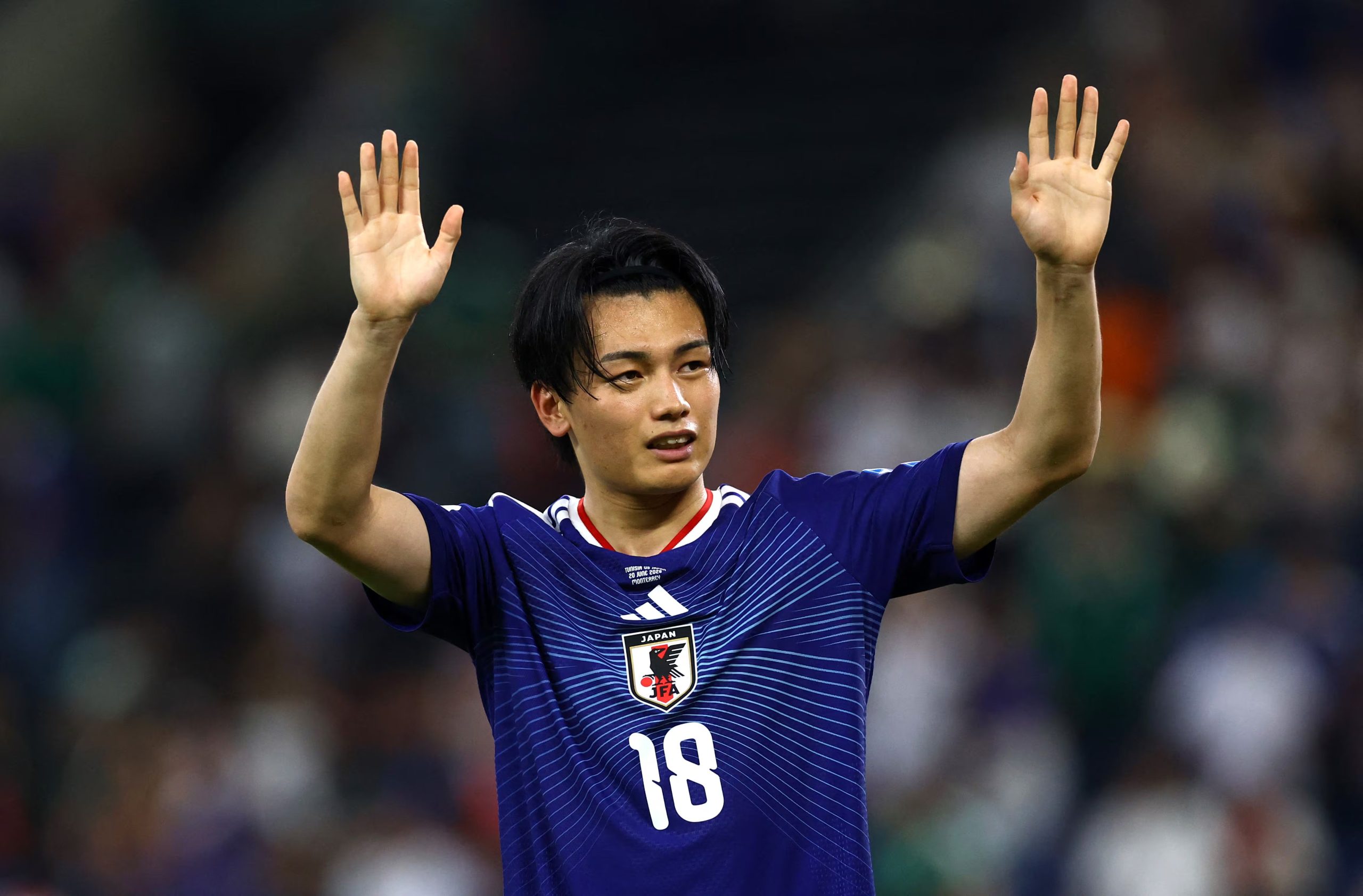 Japón goleó a Túnez en el Estadio Monterrey. (REUTERS/Daniel Becerril)
