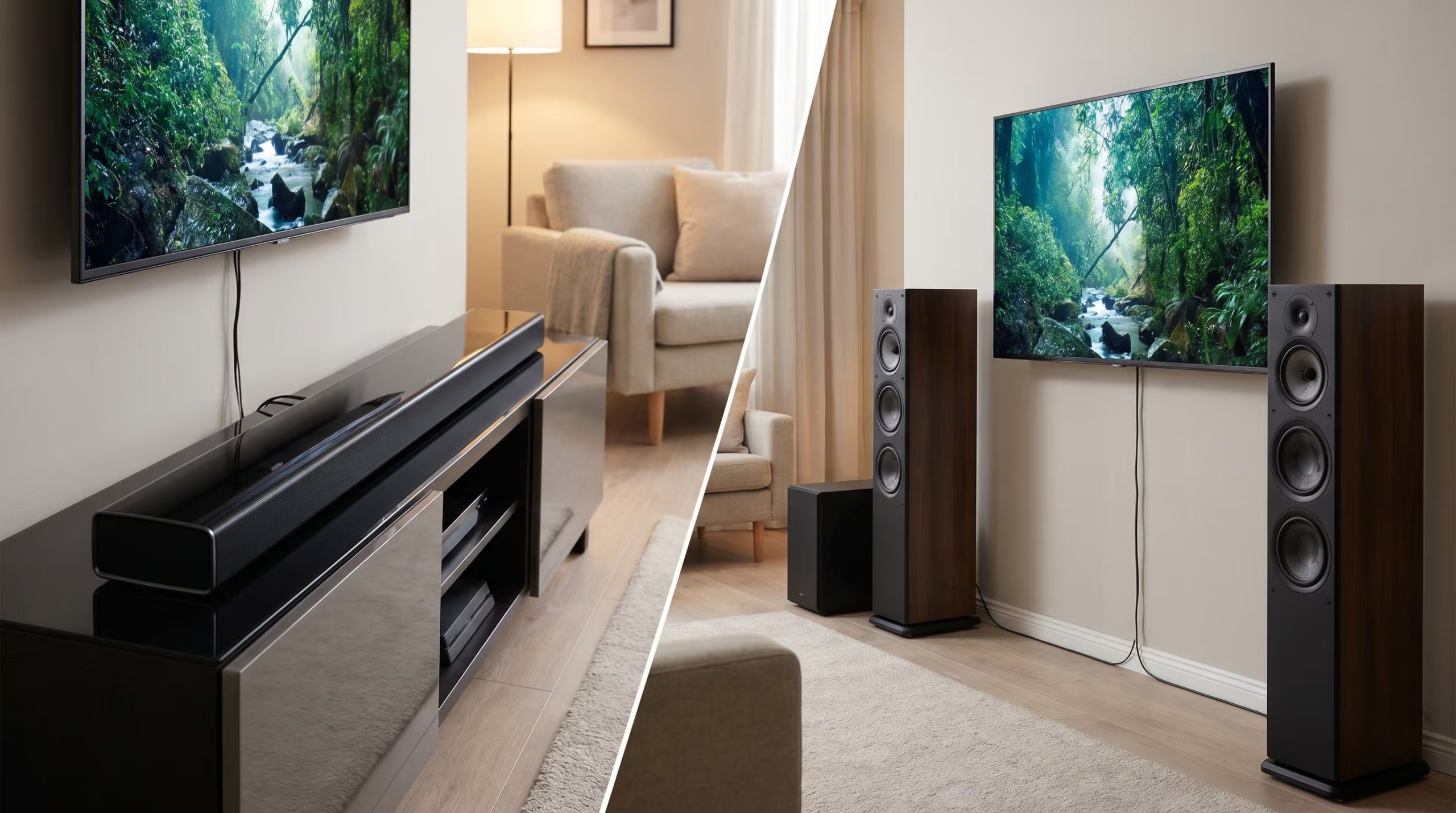 La barra de sonido es la opción preferida para quienes buscan practicidad y eficiencia. 
(Imagen ilustrativa Infobae)