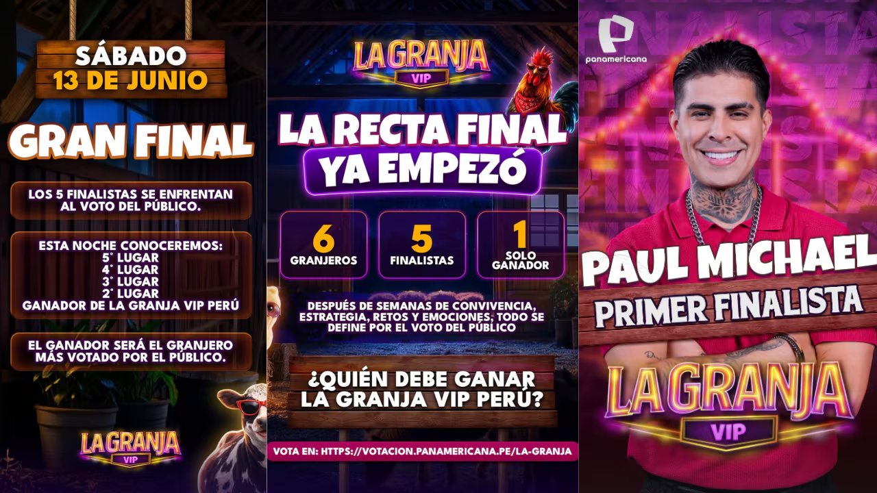 Paul Michael ganó la primera competencia de la semana final de La Granja VIP y aseguró su pase directo a la gran final del sábado 13 de junio.